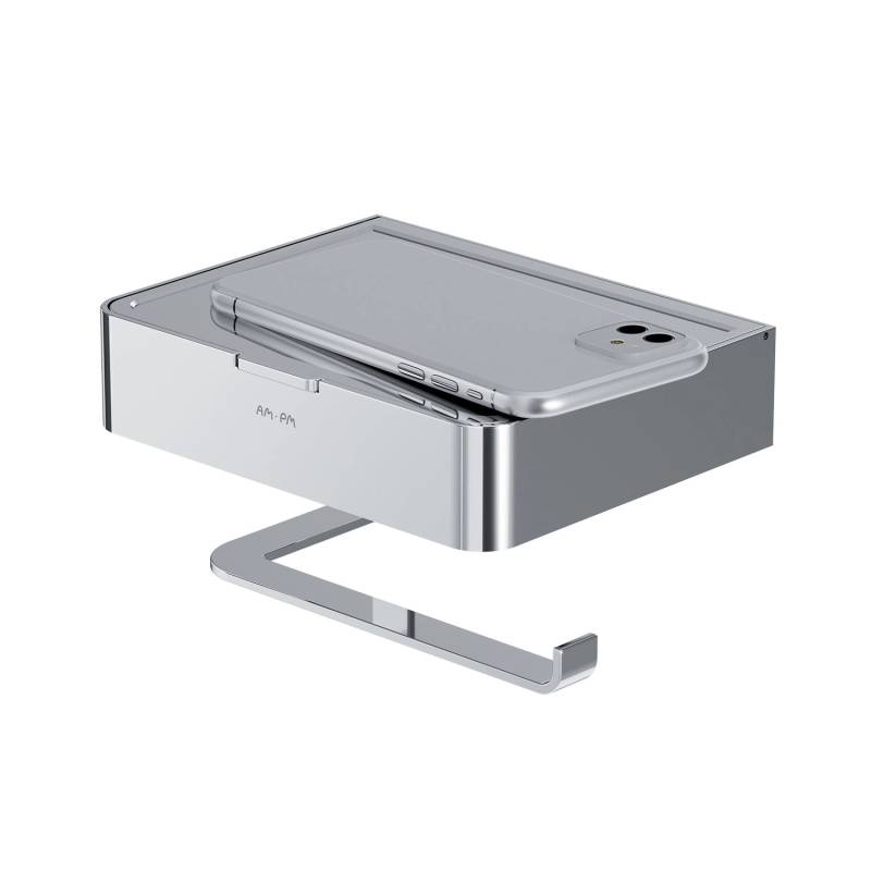 AM.PM Toilettenpapierhalter mit Box Inspire V2.0 Chrom von AM.PM