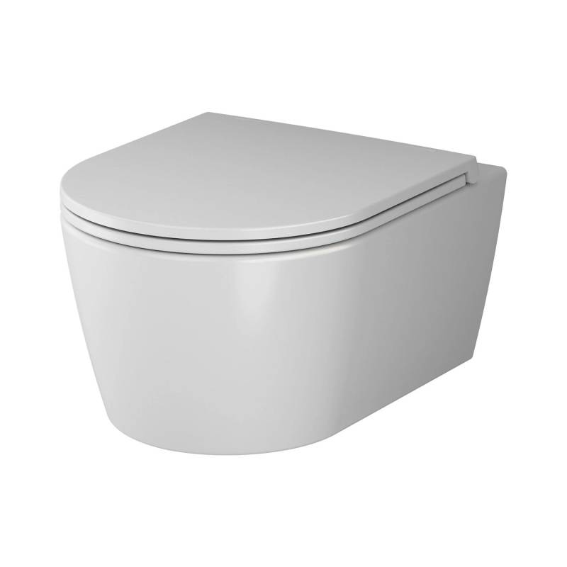 AM.PM Wand-WC mit Softclosing-Sitzabdeckung Func Spülrandlos, Toilette, Hänge WC, CFA1700SC FlashClean von AM.PM