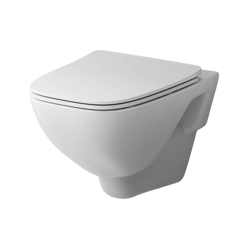 AM.PM Wand-WC mit Softclosing-Sitzabdeckung X-Joy Spülrandlos, Toilette, Hänge WC, CXA1700SC FlashClean von AM.PM