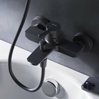 Badewannenarmatur Einhebelmischer Wannenarmatur Wasserhahn Bad Wannenbatterie Einhebelmischer Bad Einhebel Mischbatterie Badarmatur Gebürstet, von AM.PM