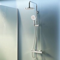 Am.pm - Duschsystem Duschthermostat, Thermostat Duscharmatur, Brausearmatur, Regendusche Duschset Duschsäule Dusche mit Thermo Brauseset mit von AM.PM