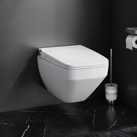 Wand-WC mit TouchReel E-Sitz, Sitzheizung und Beleuchtung Inspire V2.0 FlashClean Tiefspül-WC Spülrandlos - Am.pm von AM.PM