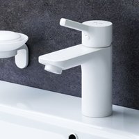 Wasserhahn Bad Weiss Waschtischarmatur Bad Armatur Mischbatterie Waschbeckenarmatur Einhebelmischer Badezimmer - Am.pm von AM.PM