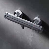 Am.pm - Wannenarmatur Thermostat chrom, Badewannenarmatur Wannenbatterie, Duscharmatur Dusche Wannenthermostat, Wannen-Thermostatarmatur von AM.PM