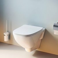 Spülrandloses Hänge-WC, Weiss, mit Absenkautomatik Softclose - Am.pm Spülrandloses Hänge-WC, Weiss, mit Absenkautomatik Softclose - Am.pm von AM.PM