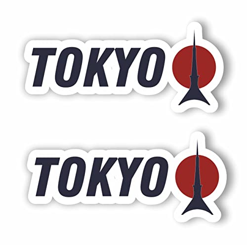 AMA SHOP Aufkleber aus PVC, geformt, Souvenir Tokyo 2 Stück. | Aufkleber für Wandaufkleber Laptop | Aufkleber für Helm, Motorrad, Wohnmobil, Auto, PC | Auto-Tuning | AMA SHOP Aufkleber aus PVC, geformt, Souvenir Tokyo 2 Stück. | Aufkleber für Wandaufkleber Laptop | Aufkleber für Helm, Motorrad, Wohnmobil, Auto, PC | Auto-Tuning | von AMA SHOP