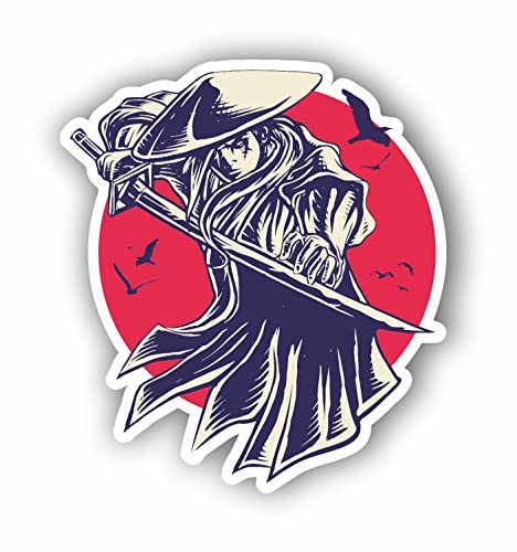 AMA SHOP Aufkleber aus PVC für japanische Samurai Modell 3 | Aufkleber für Wand, Laptop, Helm, Motorrad, Wohnmobil, Auto, PC | Auto-Tuning AMA SHOP Aufkleber aus PVC für japanische Samurai Modell 3 | Aufkleber für Wand, Laptop, Helm, Motorrad, Wohnmobil, Auto, PC | Auto-Tuning von AMA SHOP