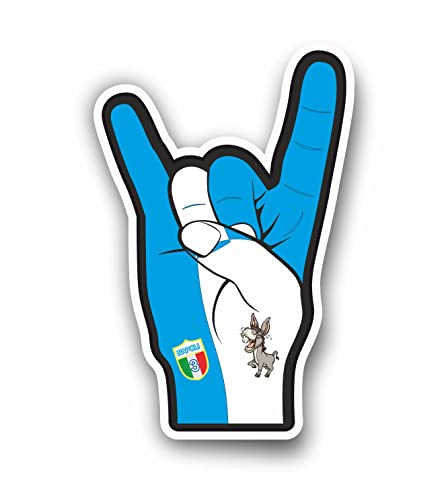 AMA SHOP Lustiger Aufkleber mit Hörnern Neapel 3. Wappen | Aufkleber für Helm, Motorrad, Wohnmobil, Boot | Auto Tuning | AMA SHOP Lustiger Aufkleber mit Hörnern Neapel 3. Wappen | Aufkleber für Helm, Motorrad, Wohnmobil, Boot | Auto Tuning | von AMA SHOP