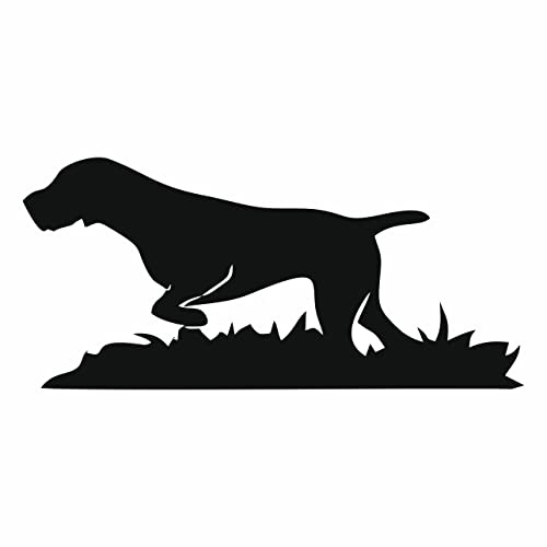 AMA SHOP Vorgestanzter PVC-Aufkleber Deutsch Drahthaar Farbe Schwarz | Deutscher Sticker für Helm, Motorrad, Wohnmobil, AutoTuning | Jagd Leidenschaft AMA SHOP Vorgestanzter PVC-Aufkleber Deutsch Drahthaar Farbe Schwarz | Deutscher Sticker für Helm, Motorrad, Wohnmobil, AutoTuning | Jagd Leidenschaft von AMA SHOP