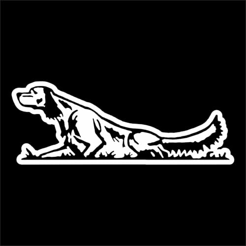 AMA SHOP Setter Aufkleber Modell 5 Farbe Weiß Passion Jagd aus PVC für Wandsticker Auto Motorrad Wohnmobil Boot AMA SHOP Setter Aufkleber Modell 5 Farbe Weiß Passion Jagd aus PVC für Wandsticker Auto Motorrad Wohnmobil Boot von AMA SHOP