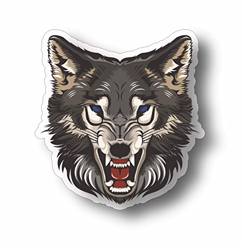 AMA shop Aufkleber Wolf Mod.3 aus PVC für Wandtattoo, Auto, Motorrad, Wohnmobil von AMA Shop