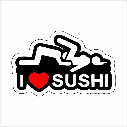 AMA shop Geformter Aufkleber I Love Sushi Farbe Weiß PVC für Wandaufkleber Auto Motorrad Helm Wohnmobil AMA shop Geformter Aufkleber I Love Sushi Farbe Weiß PVC für Wandaufkleber Auto Motorrad Helm Wohnmobil von AMA SHOP