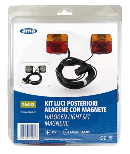 Beleuchtungsset magnetisch mit Kabel 7,5 m + 2,5 mt von AMA