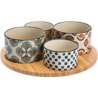 Apéro-Serviertablett mit 4 Trinkschalen 'Imany' Apéro-Serviertablett mit 4 Trinkschalen 'Imany' von AMADEUS