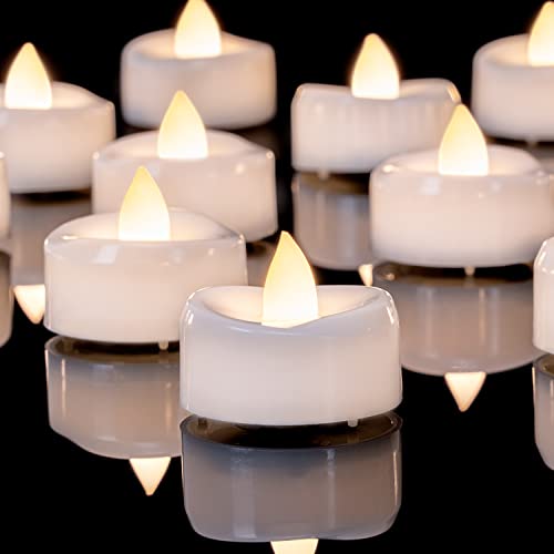 AMAGIC 12 flackernden flammenlosen Kerzen mit Timer, LED-Batterie betriebene Teelichter Timer, elektrische Kerzen für Diwali Weihnachten, Build In 6 Stunden Timer, D3.8 cm x H3.1 cm, Warm White AMAGIC 12 flackernden flammenlosen Kerzen mit Timer, LED-Batterie betriebene Teelichter Timer, elektrische Kerzen für Diwali Weihnachten, Build In 6 Stunden Timer, D3.8 cm x H3.1 cm, Warm White von AMAGIC