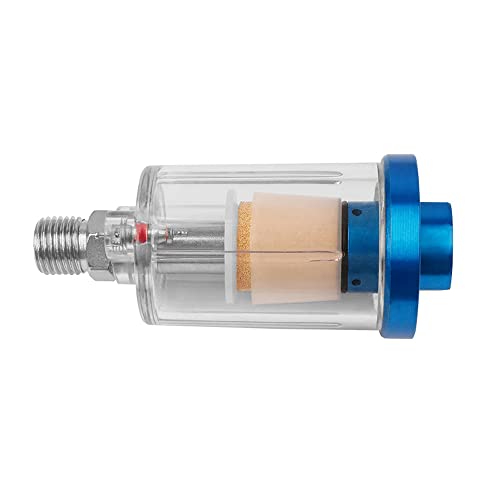 1 4 Mini Luftfilter WasseröLabscheider FüR SprüHpistolen, 3.4X1.6X1.6 Blau Transparent, Pneumatisches Malwerkzeug 1 4 Mini Luftfilter WasseröLabscheider FüR SprüHpistolen, 3.4X1.6X1.6 Blau Transparent, Pneumatisches Malwerkzeug von AMAKO