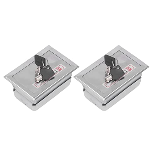 2PCS Schlüsselschalter: Universal Edelstahl Türzubehör Set mit Tasten, Langlebiger und Zuverlässiger Schlüsselschalter, Verbessern Sie die Sicherheit 2PCS Schlüsselschalter: Universal Edelstahl Türzubehör Set mit Tasten, Langlebiger und Zuverlässiger Schlüsselschalter, Verbessern Sie die Sicherheit von AMAKO