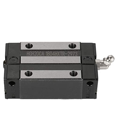 2Pcs Hgh20CA Linear Guide BlöCke BlöCke Schwere 4 Punkte Terminals FüR CNC, 7,5 X 4,5 X 2,5 Cm, PräZisionsschwarzschwarz Schwarz von AMAKO