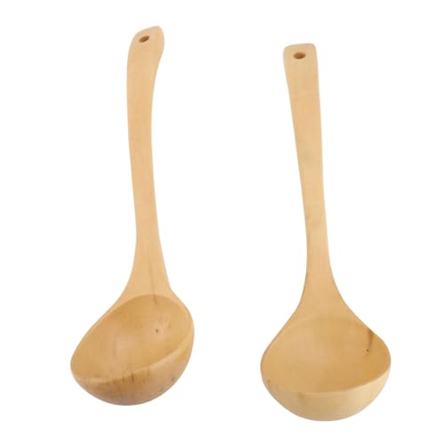 2Pcs Holzlöffel Zum Kochen: Nicht Stick Küchenkasten Zum Rührenden Suppentopfschale, Langlebige Hölzerne Servierlöffel 2Pcs Holzlöffel Zum Kochen: Nicht Stick Küchenkasten Zum Rührenden Suppentopfschale, Langlebige Hölzerne Servierlöffel von AMAKO