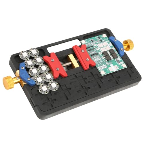 BGA Fixture IC Chip Lötpcb Fixierhalter Werkzeug zum Halten von Leiterplatten für Telefonreparaturen und Werkstätten aus Stahl 15 x 9 cm von AMAKO