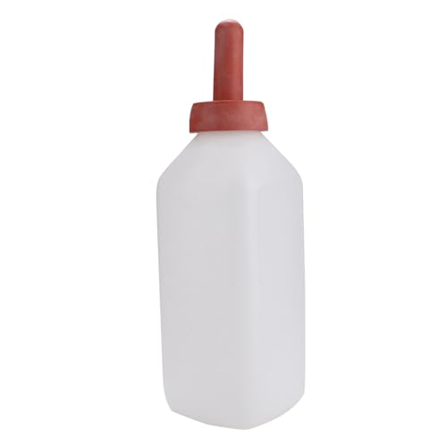 Kalb Fütterungsflasche Milchflasche für Kälber mit natürlichem Sauger 2L Futterflasche aus strapazierfähigem Kunststoff von AMAKO