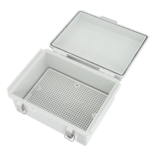 Outdoor Electrical Box: IP67 Wetterfestes Kunststoffgehäuse mit Edelstahlscharnier für Elektronik, Solarnetzwerke und Meeresprojekte von AMAKO