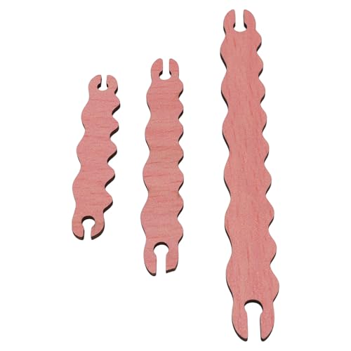 Weben von Shuttle: Multifunktional Shuttle Stöcke mit Kiefernholz Holz für Decken, Hüte, Essentielle Webwerkzeuge für Handwerker von AMAKO