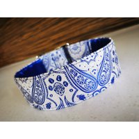 Martingale Halsband, Hundehalsband, Windhundhalsband, Galgo Saluki Brocade von AMALandANTONIdesign