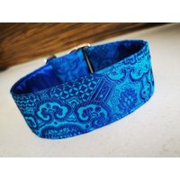 Martingale Halsband, Hundehalsband, Windhundhalsband, Galgo Saluki Brocade von AMALandANTONIdesign