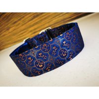 Martingale Halsband, Hundehalsband, Windhundhalsband, Galgo Saluki Brocade von AMALandANTONIdesign