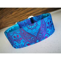 Martingale Halsband, Hundehalsband, Windhundhalsband, Galgo Saluki Brocade von AMALandANTONIdesign