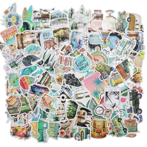 1 Stück Outdoor-Reise-Graffiti-Aufkleber. Einfach zu verwenden und langlebig, perfekt für Laptops von AMANDELIZABE