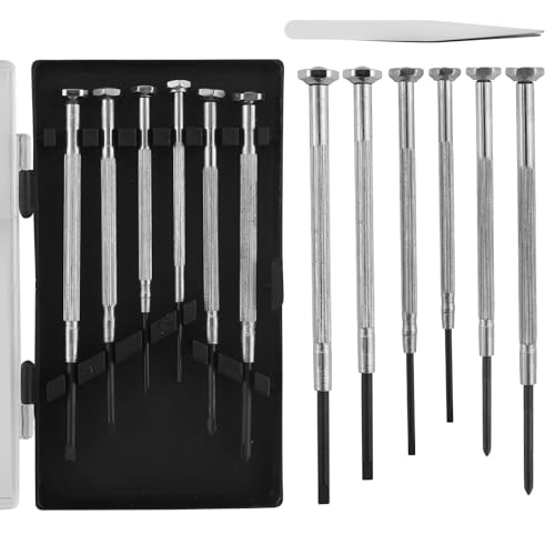 7 StüCk Mini Schraubenzieher Set,Mini Feinmechaniker Schraubendreher Set, Brillen Reparatur Schraubendreher Set, FüR Uhren Brillen Computer Reparatur von AMANDELIZABE