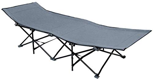 AMANKA Faltbett Faltliege Feldbett Grau Camping-Metall-Klappiege ca. 190x70cm 10-Bein Liege Klappbett Stahlgestell AMANKA Faltbett Faltliege Feldbett Grau Camping-Metall-Klappiege ca. 190x70cm 10-Bein Liege Klappbett Stahlgestell von AMANKA