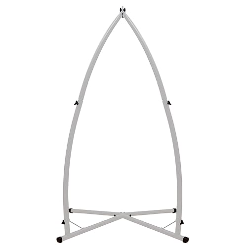 AMANKA Hängesessel Gestell Outdoor 120 kg - 215cm Stahlrohr Ständer für Hängesitz Halterung Schaukelgestell Metall Gestell für Federwiege Gestell Hängesessel Ständer für Hängestuhl Camping Zubehör von AMANKA