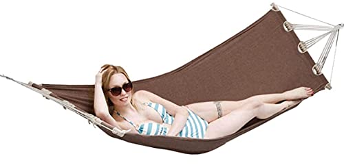 AMANKA Bis 100kg: Outdoor Stabhängematte 1 Person - 190x80cm Hängematte Outdoor Hängeliege ohne Gestell - Hängematte mit Stange - Garten Hängematte für Balkon Schaukelliege Indoor Liege zum Aufhängen von AMANKA