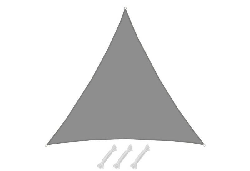 AMANKA Sonnensegel mit UV Schutz - 7 x 7 x 7 m Wasserdicht - Sonnenschutz Garten & Balkon, Polyester Sonnenschutzsegel Dreieckig - Überdachung mit Regenschutz von AMANKA