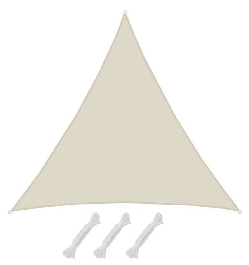 AMANKA Sonnensegel mit UV Schutz - 7 x 7 x 7 m Wasserdicht - Sonnenschutz Garten & Balkon, Polyester Sonnenschutzsegel Dreieckig - Überdachung mit Regenschutz von AMANKA