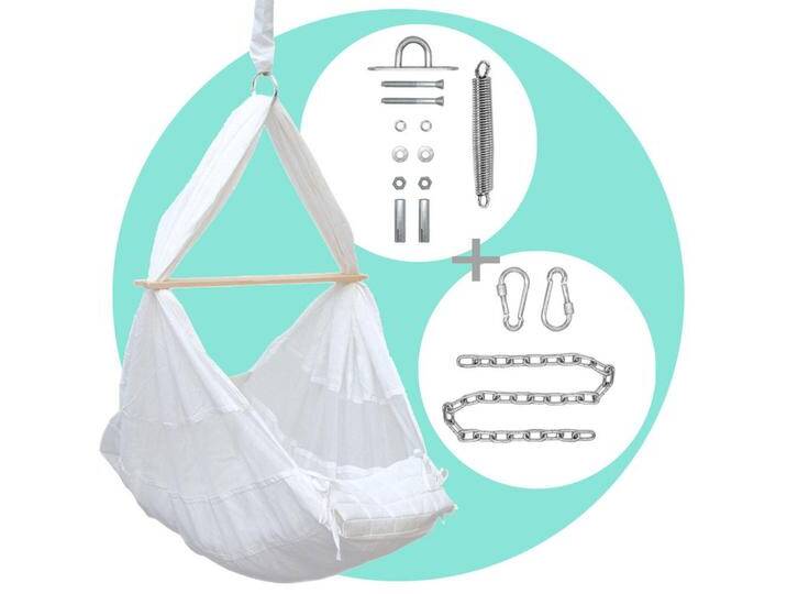 Amanka BABY-FEDERWIEGE, Weiß, 36x94x70 cm, Babymöbel, Babybetten, Stubenwagen & Babywiegen, Federwiegen Amanka BABY-FEDERWIEGE, Weiß, 36x94x70 cm, Babymöbel, Babybetten, Stubenwagen & Babywiegen, Federwiegen von AMANKA