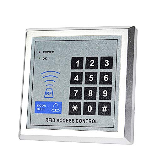 AMAO RFID Codeschloss Türöffner Zutrittskontrollsystem Tastatur 125 kHz EM Kartenleser Standalone Door Entry Access Control System von LAOSEP