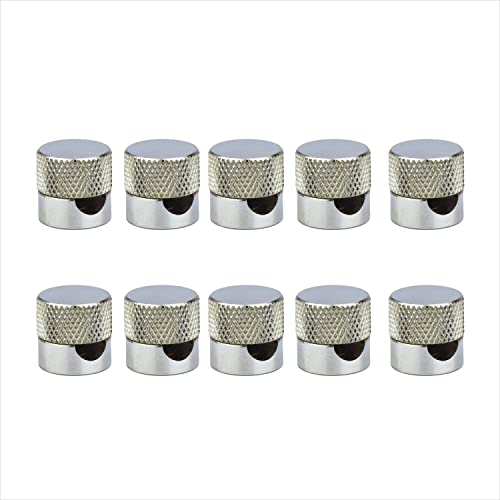 AMARCORDS - 10 Aluminium Deckenpins mit sichtbarer Kabelanpassung. Deckenbefestigung für Lampen und Aufhängungen. Farbe CHROM von AMARCORDS