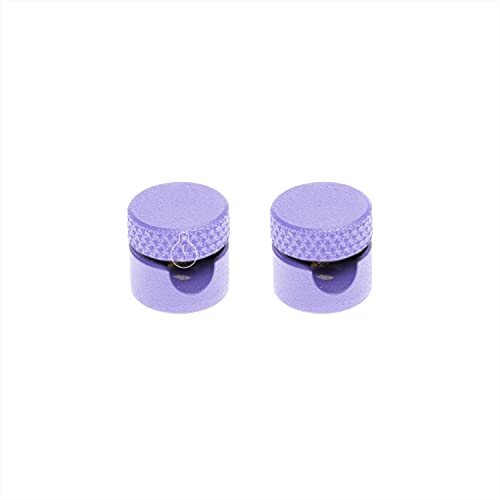 Amarcords - 2 Aluminium Deckenpins mit sichtbarer Kabelanpassung. Deckenbefestigung für Lampen und Aufhängungen. Farbe Lavendel von AMARCORDS