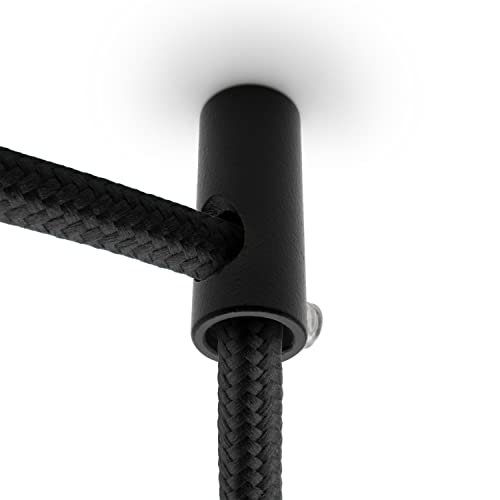 AMARCORDS - 2 Aluminium Deckenpins vertikale Dezentralisatoren und Kabelschellen mit sichtbarer Kabelverstellung Für vertikale Drop-Down-Lampen und -Abhängungen. Farbe SCHWARZ AMARCORDS - 2 Aluminium Deckenpins vertikale Dezentralisatoren und Kabelschellen mit sichtbarer Kabelverstellung Für vertikale Drop-Down-Lampen und -Abhängungen. Farbe SCHWARZ von AMARCORDS