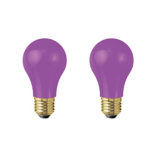 AMARCORDS - 2 Glühbirnen Led wasserdicht im Freien, 2700K warmes Licht, LILA Glas Drop-Typ, E27, 5 W AMARCORDS - 2 Glühbirnen Led wasserdicht im Freien, 2700K warmes Licht, LILA Glas Drop-Typ, E27, 5 W von AMARCORDS