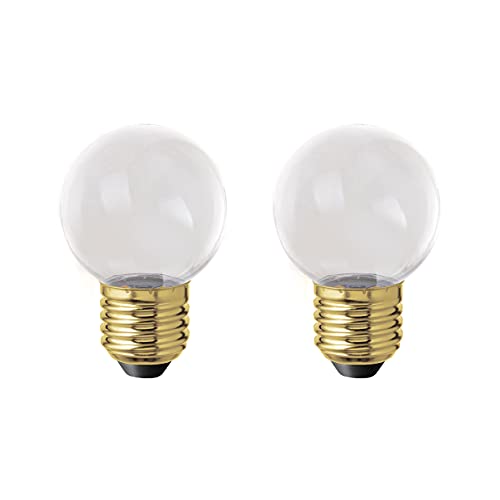 AMARCORDS - 2 Glühbirnen Led wasserdicht im Freien, 2700K warmes Licht, TRANSPARENT Glas Globetta-Typ, E27, 1W AMARCORDS - 2 Glühbirnen Led wasserdicht im Freien, 2700K warmes Licht, TRANSPARENT Glas Globetta-Typ, E27, 1W von AMARCORDS