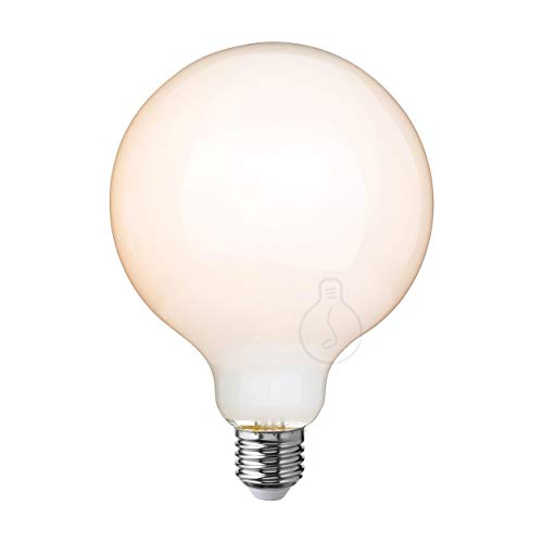 AMARCORDS - Glühbirne Led dimmbar, 2700K warmes Licht, GERAHMTES WEISSES Glas Globus-Typ, E27, 8 W AMARCORDS - Glühbirne Led dimmbar, 2700K warmes Licht, GERAHMTES WEISSES Glas Globus-Typ, E27, 8 W von AMARCORDS
