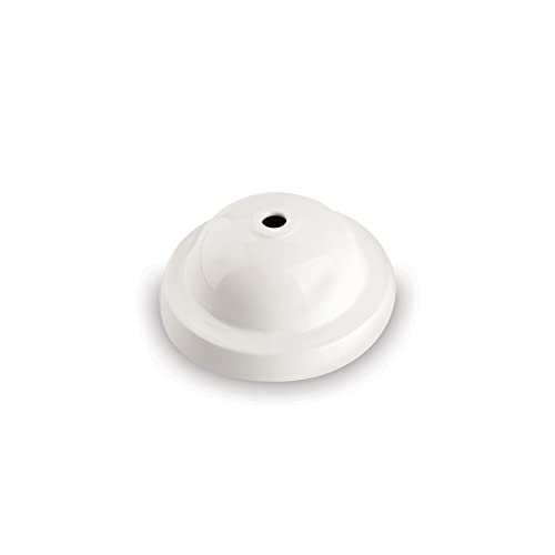 AMARCORDS - Rosette aus Porzellan für Pendelleuchten mit farbig gewölbten Keramikgehäusen WEISS AMARCORDS - Rosette aus Porzellan für Pendelleuchten mit farbig gewölbten Keramikgehäusen WEISS von AMARCORDS