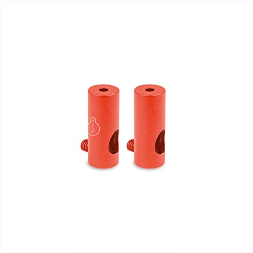 AMARCORDS - 2 Aluminium Deckenpins vertikale Dezentralisatoren und Kabelschellen mit sichtbarer Kabelverstellung Für vertikale Drop-Down-Lampen und -Abhängungen. Farbe KORALLE AMARCORDS - 2 Aluminium Deckenpins vertikale Dezentralisatoren und Kabelschellen mit sichtbarer Kabelverstellung Für vertikale Drop-Down-Lampen und -Abhängungen. Farbe KORALLE von AMARCORDS