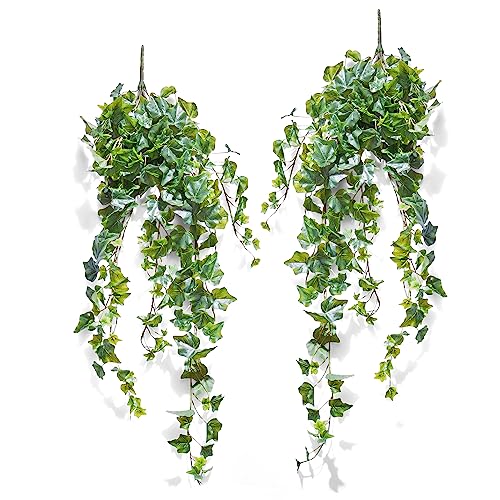 AMARE 2er Set ENGL. Efeu-Girlande, 244 Blätter, 100cm, grün von AMARE