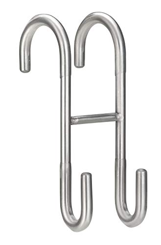 AMARE Handtuchhaken, Silber, Wende-Doppelhaken von AMARE